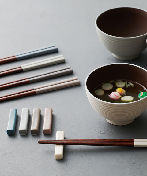 Smoky Colored Japanese Wood Chopsticks