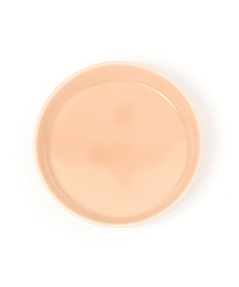 Mino Ware "Obanzai" Mini Plate Gloss Peach