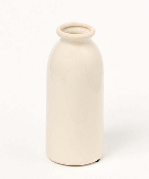 Ceramic Milk Bottle Vase