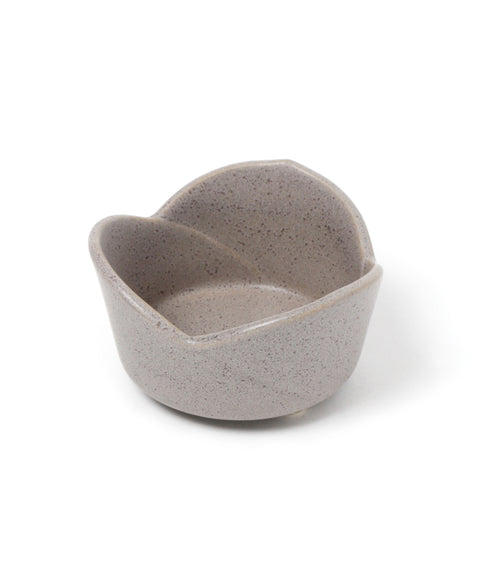 Mino Ware 3 Petal Flower Mini Bowl