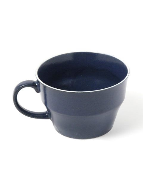 Mino Ware Colored Rim Wide Mug