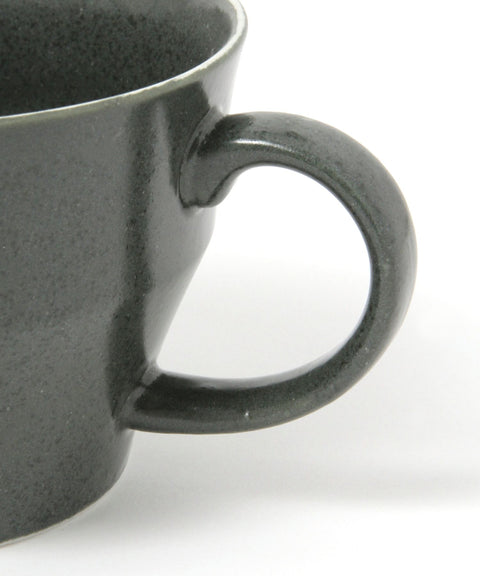 Mino Ware Colored Rim Wide Mug