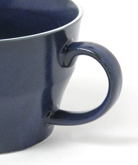 Mino Ware Colored Rim Wide Mug