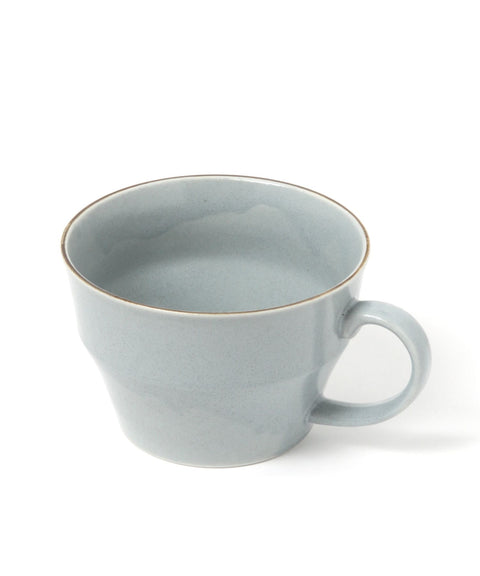 Mino Ware Colored Rim Wide Mug