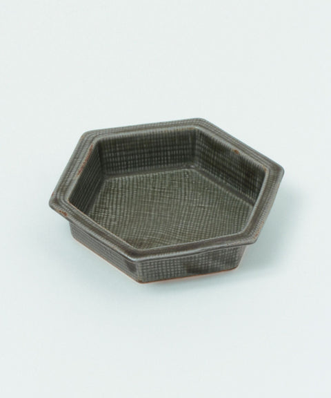 Kayame Pattern Hexagon Plate Small